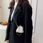 Luxury Cute Chain AG Designer Push Crossbody Mini Shoulder Lipstick Bag - Image 2